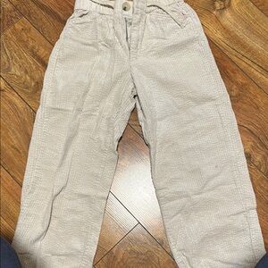 EUC sz 7 Zara Stylish Kids Beige Corduroy Pants